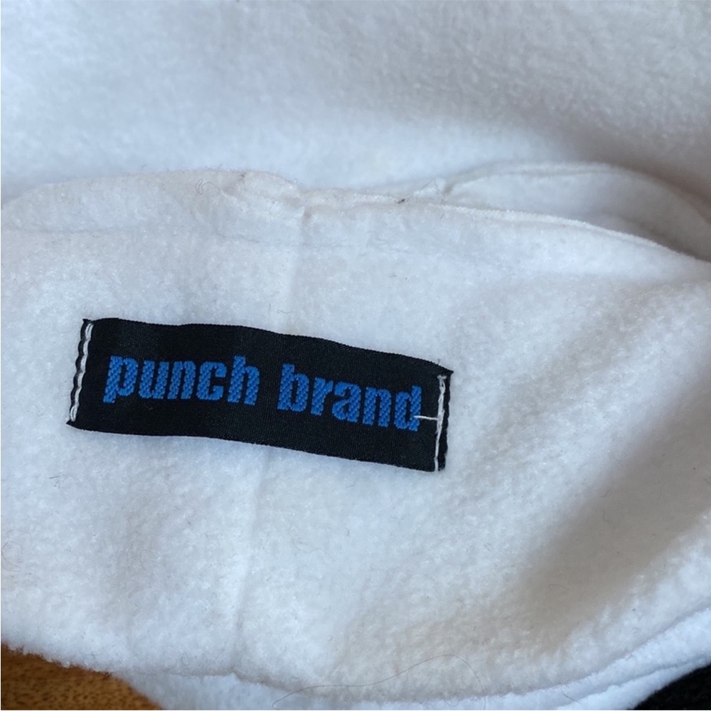 VTG Y2K Punch Brand Panda Bear Fleece Winter Hat Ears - Picture 5 of 12